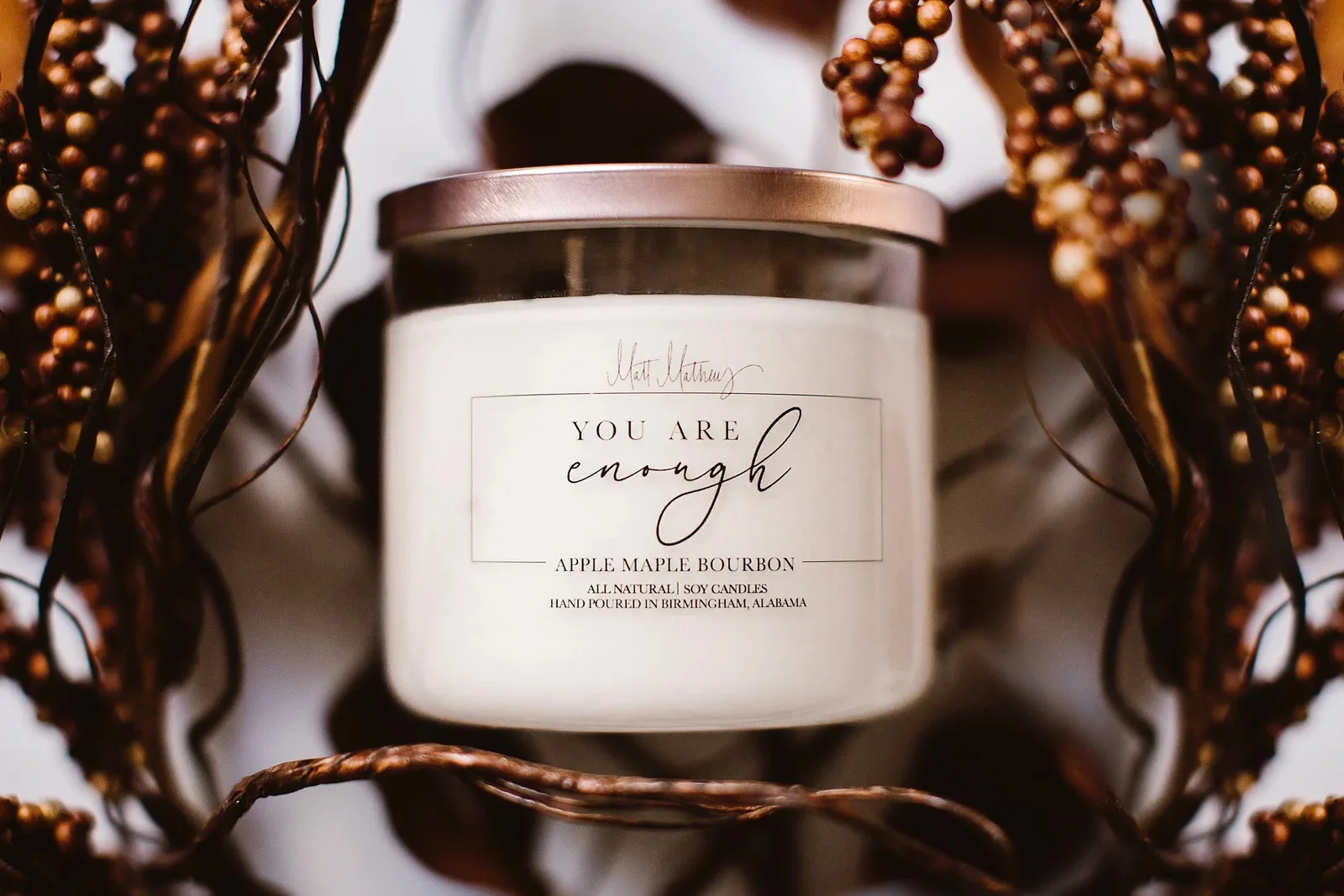 Apple Maple Bourbon Candle - Image 2