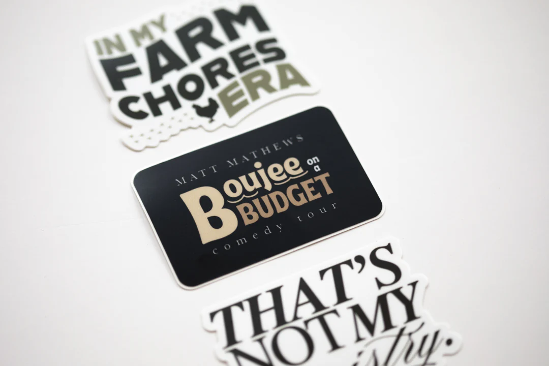 Boujee on a Budget Tour Sticker Pack - Image 5